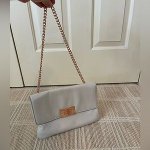 Michael Kors white clutch